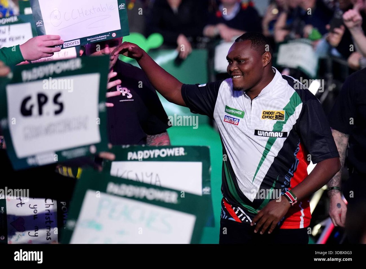 DAVID MUNYUA TIPS 14-YEAR-OLD KENYAN ARYAN KHALSA FOR FUTURE WORLD DARTS GLORY