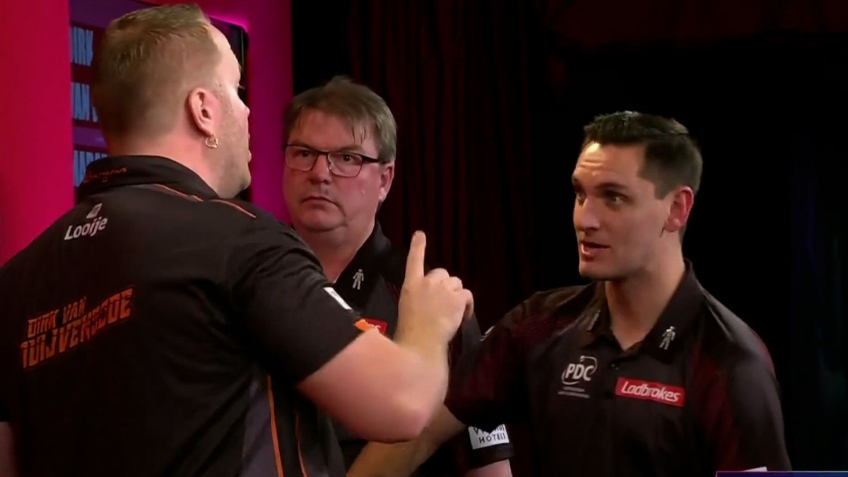 DIRK VAN DUIJVENBODE'S LEG-KICK MOMENT GOES VIRAL AFTER GERMAN DARTS GRAND PRIX WIN